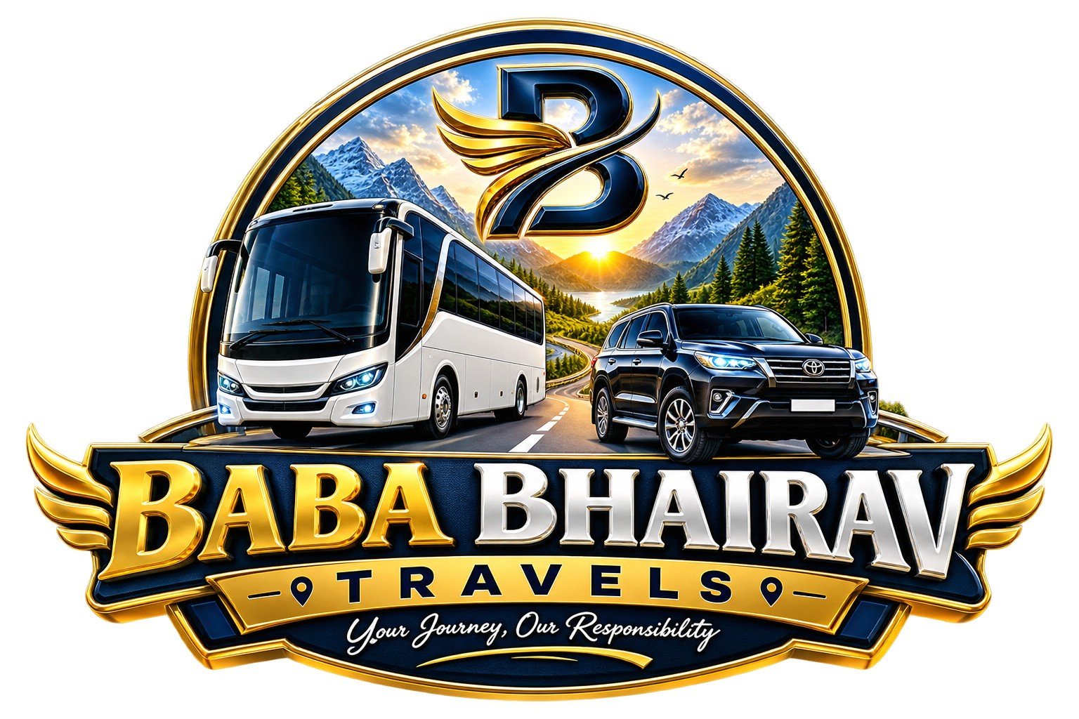 Baba Bhairav Travels Logo